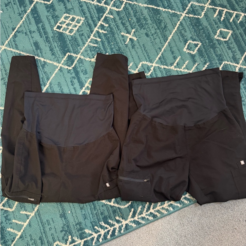 FIGS Maternity Scrub Pants, Size M
